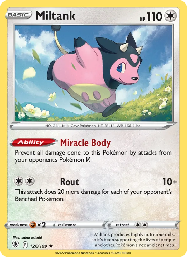 Miltank - Astral Radiance Pokemon Card