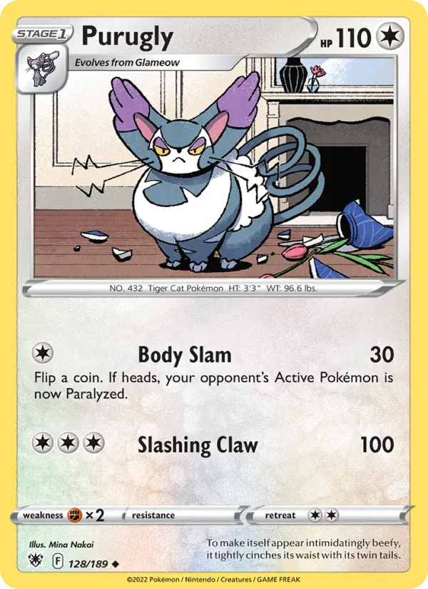 Purugly - Astral Radiance Pokemon Card