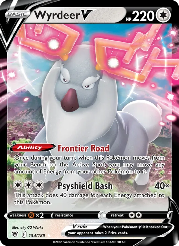 Wyrdeer V - Astral Radiance Pokemon Card