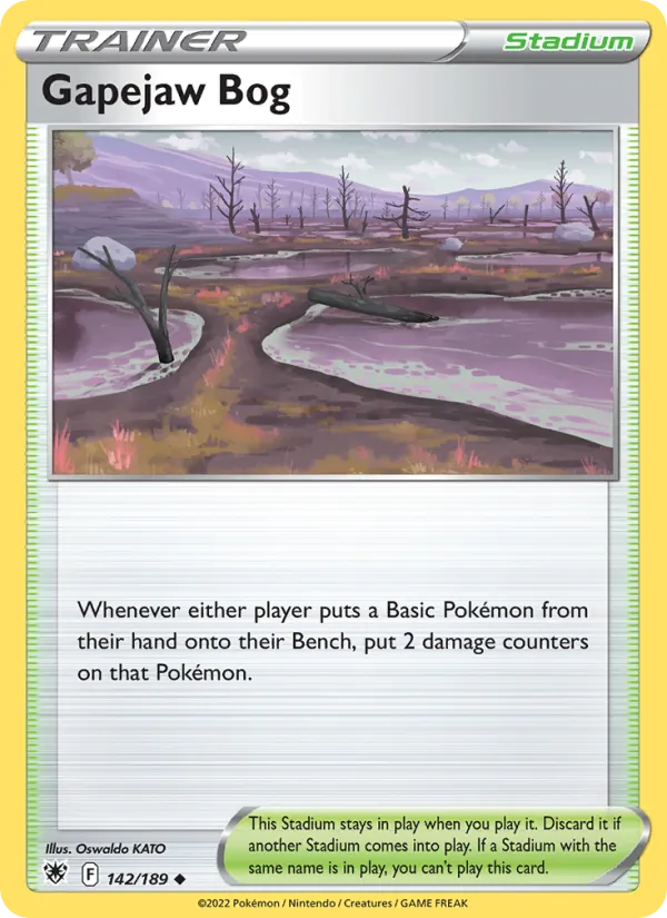Gapejaw Bog - Astral Radiance Pokemon Card