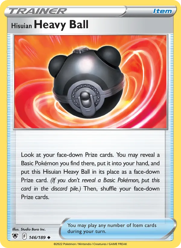 Hisuian Heavy Ball - Astral Radiance Pokemon Card