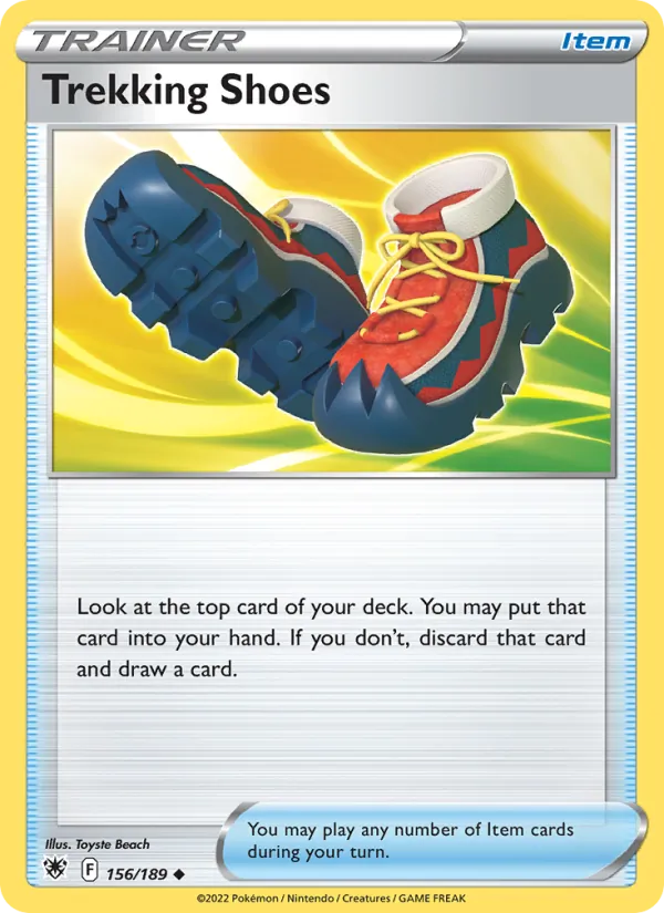 Trekking Shoes - Astral Radiance Pokemon Card