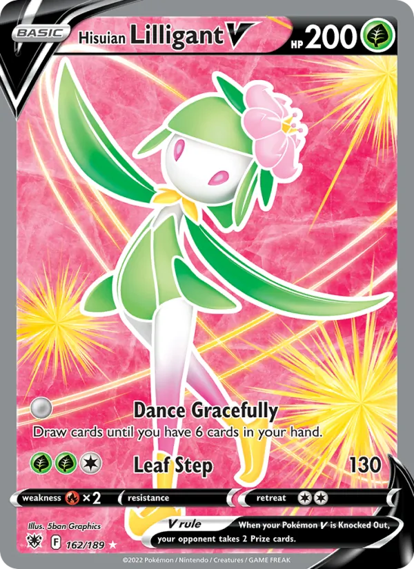 Hisuian Lilligant V - Astral Radiance Pokemon Card