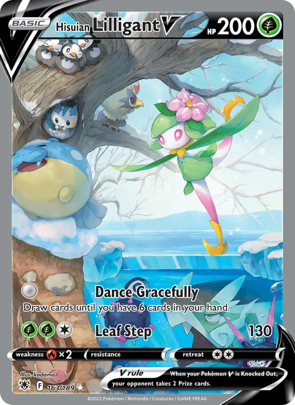 Hisuian Lilligant V - Astral Radiance Pokemon Card