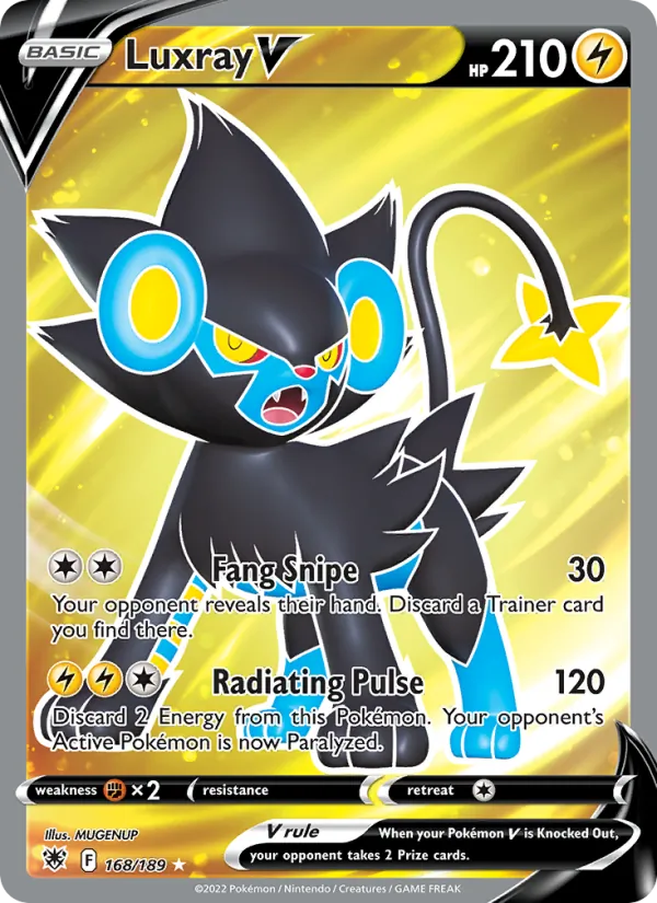 Luxray V - Astral Radiance Pokemon Card