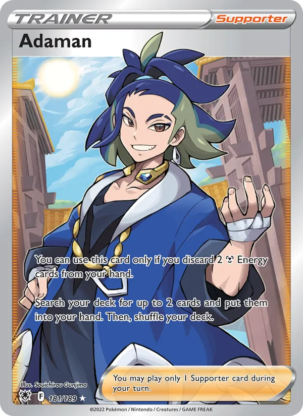 Adaman - Astral Radiance Pokemon Card
