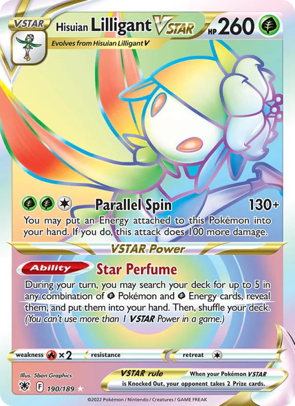 Hisuian Lilligant VSTAR - Astral Radiance Pokemon Card
