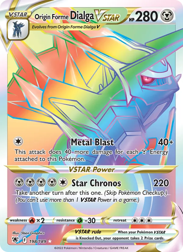 Origin Forme Dialga VSTAR - Astral Radiance Pokemon Card