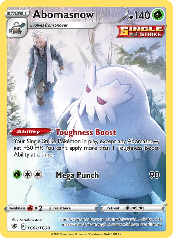 Abomasnow - Astral Radiance Pokemon Card