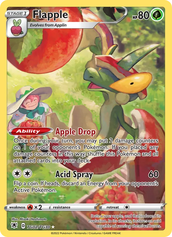 Flapple - Astral Radiance Pokemon Card
