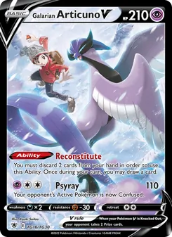 Galarian Articuno V - Astral Radiance