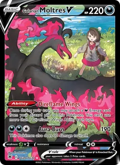 Galarian Moltres V - Astral Radiance