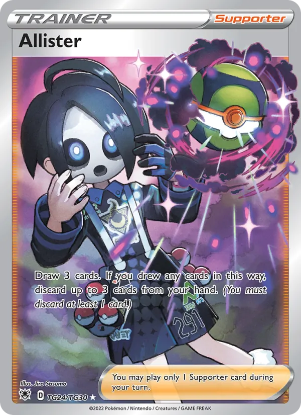 Allister - Astral Radiance Pokemon Card