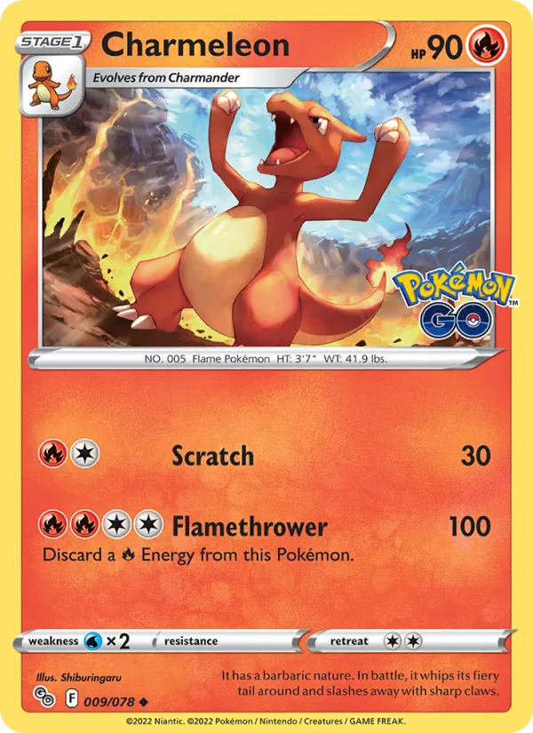 Charmeleon - Pokémon GO Pokemon Card