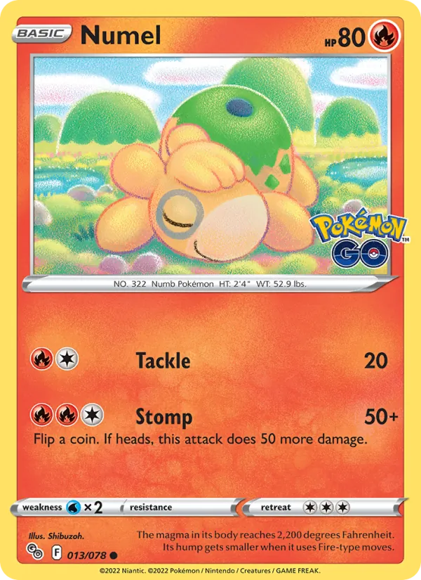 Numel - Pokémon GO Pokemon Card