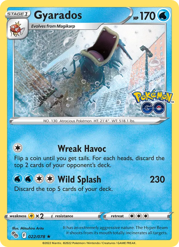 Gyarados - Pokémon GO Pokemon Card