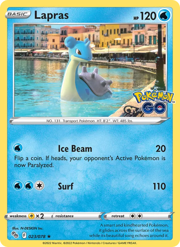 Lapras - Pokémon GO Pokemon Card