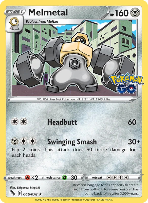 Melmetal - Pokémon GO Pokemon Card