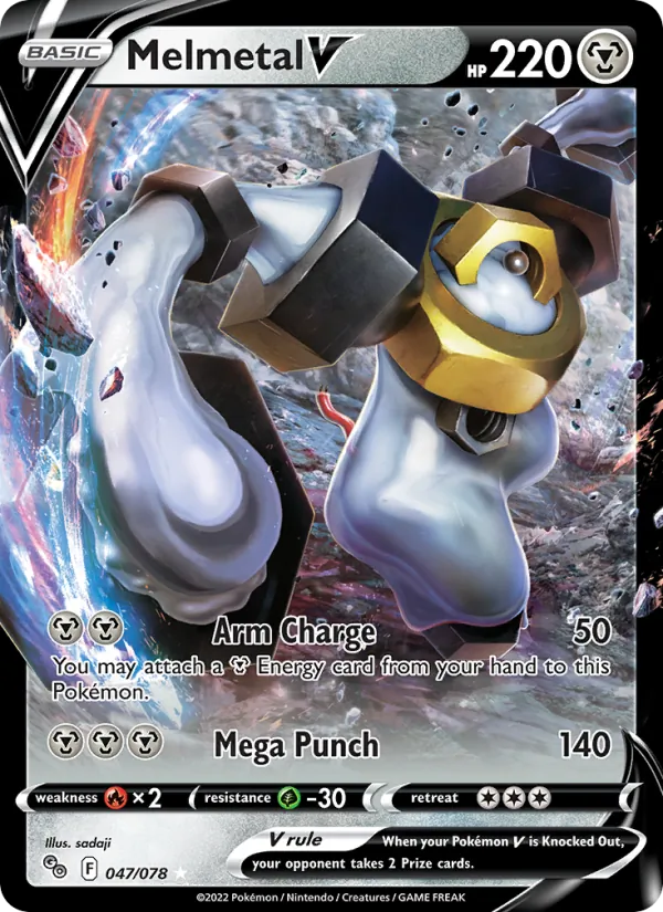 Melmetal V - Pokémon GO Pokemon Card