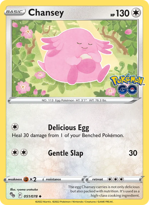 Chansey - Pokémon GO Pokemon Card