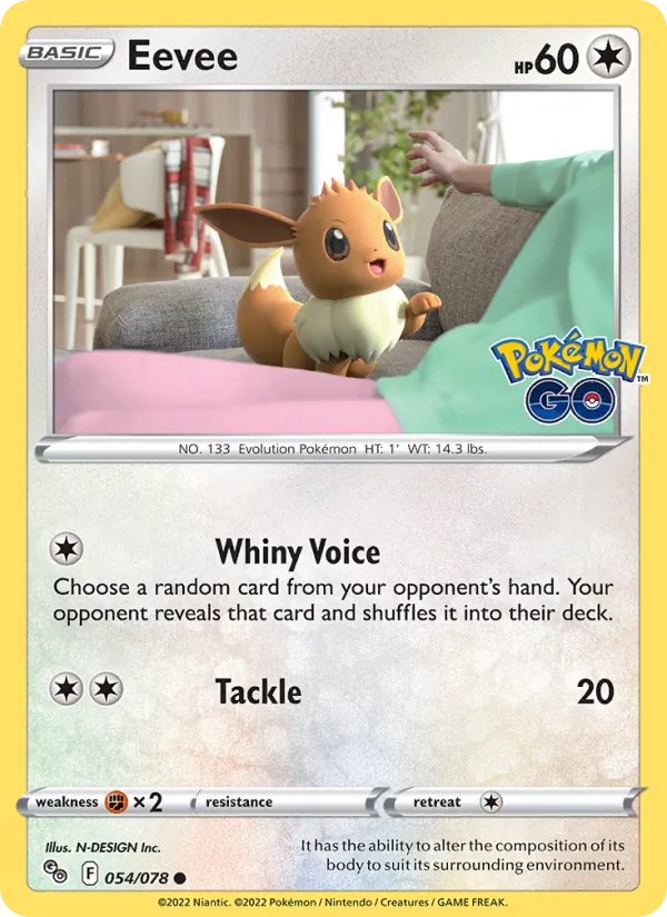 Eevee - Pokémon GO Pokemon Card
