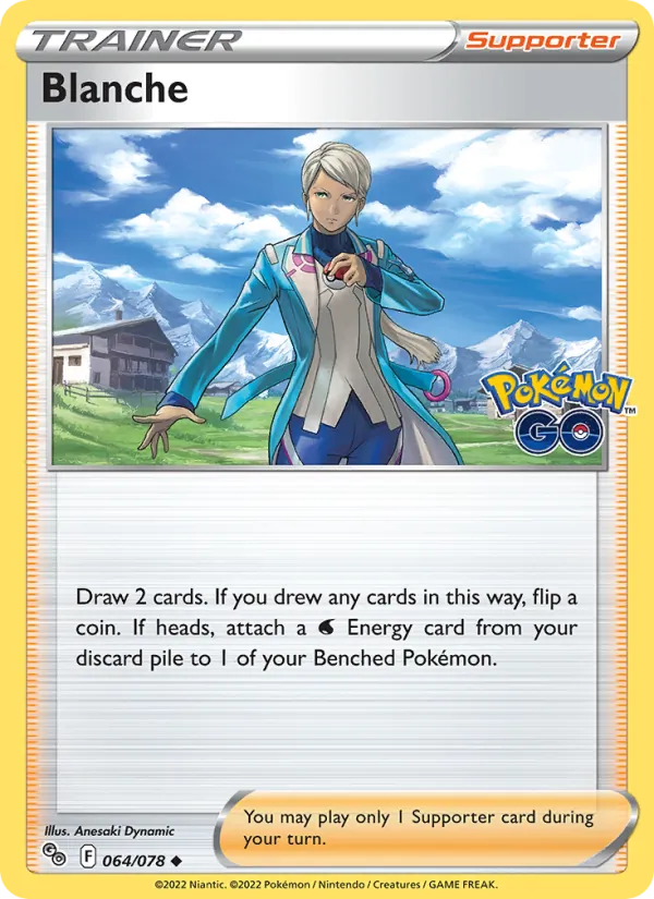 Blanche - Pokémon GO Pokemon Card