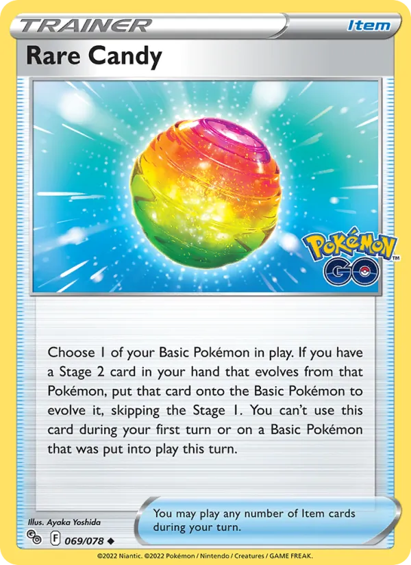Rare Candy - Pokémon GO Pokemon Card
