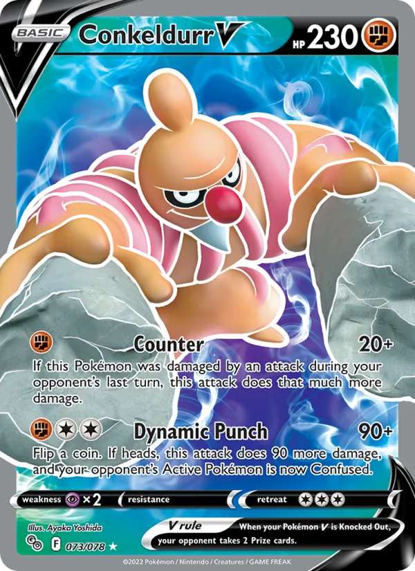 Conkeldurr V - Pokémon GO Pokemon Card
