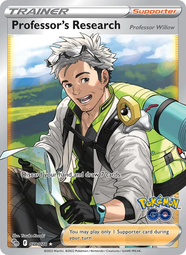 Professor's Research - Pokémon GO Pokemon Card