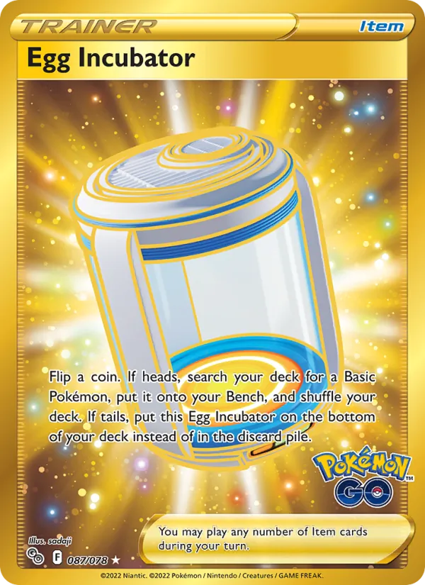 Egg Incubator - Pokémon GO Pokemon Card