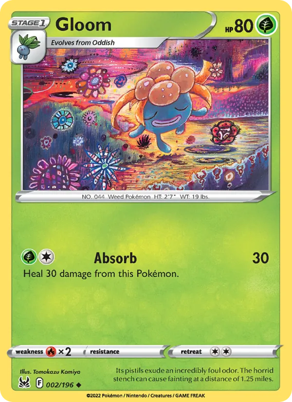 Gloom - Lost Origin Pokemon Card