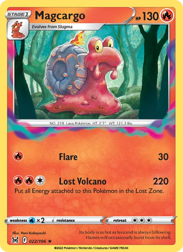 Magcargo - Lost Origin Pokemon Card