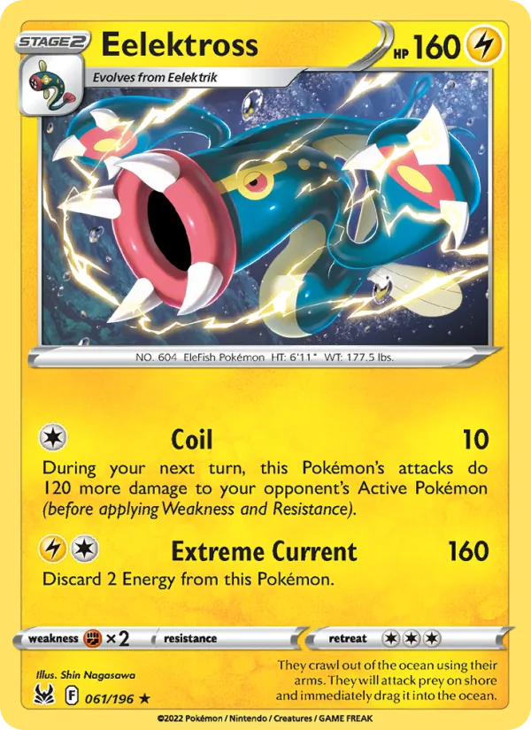 Eelektross - Lost Origin Pokemon Card