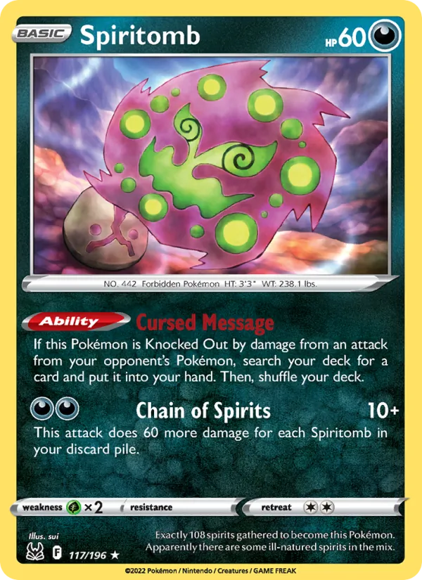 Spiritomb - Lost Origin Pokemon Card