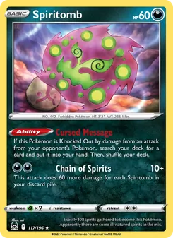 Spiritomb - Lost Origin