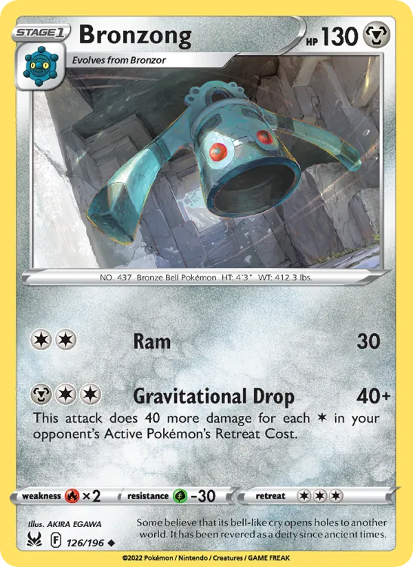 Bronzong - Lost Origin Pokemon Card