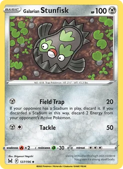 Galarian Stunfisk - Lost Origin