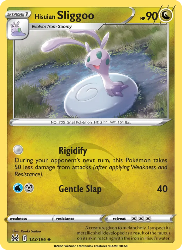Hisuian Sliggoo - Lost Origin Pokemon Card