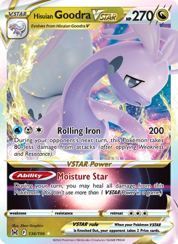 Hisuian Goodra VSTAR - Lost Origin Pokemon Card