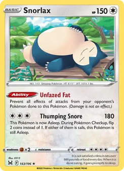 Snorlax - Lost Origin