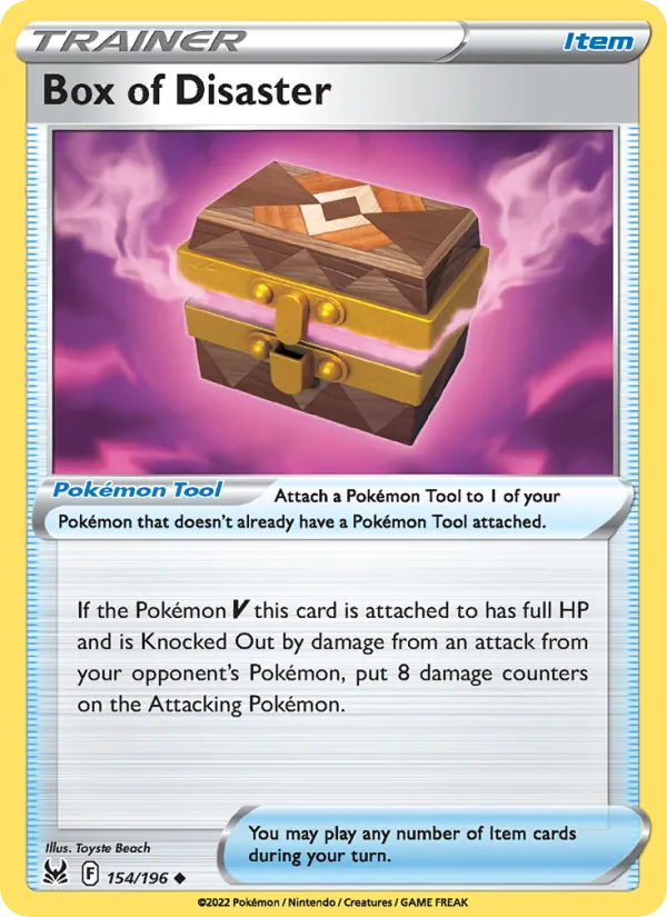 Box of Disaster - Lost Origin Pokemon Card
