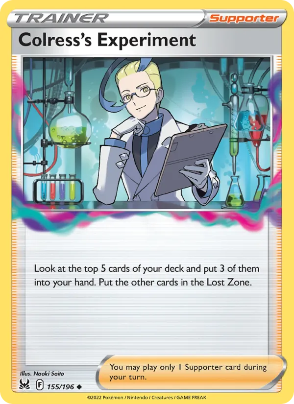 Colress's Experiment - Lost Origin Pokemon Card