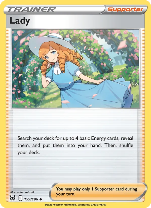 Lady - Lost Origin Pokemon Card