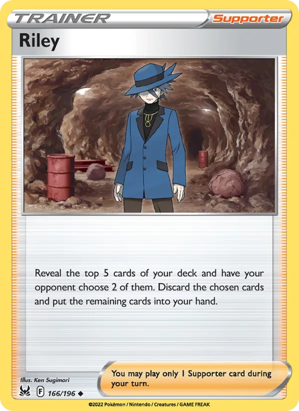 Riley - Lost Origin Pokemon Card