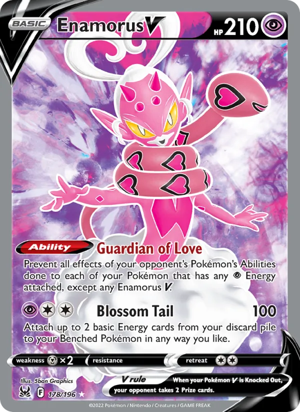 Enamorus V - Lost Origin Pokemon Card