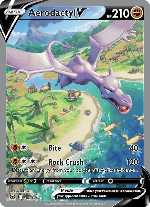 Aerodactyl V - Lost Origin Pokemon Card