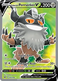 Galarian Perrserker V - Lost Origin