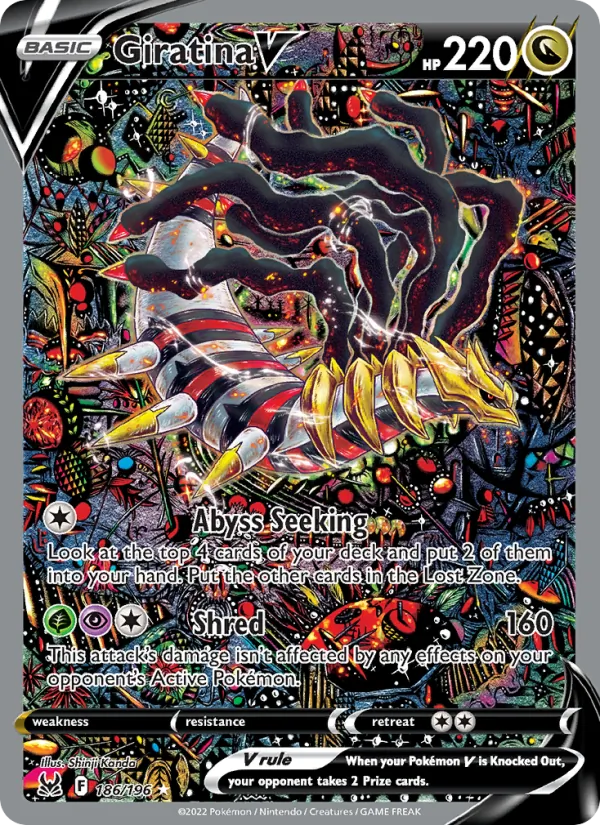 Giratina V - Lost Origin Pokemon Card