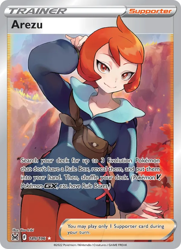 Arezu - Lost Origin Pokemon Card