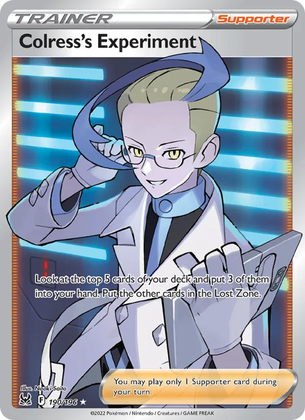 Colress's Experiment - Lost Origin Pokemon Card
